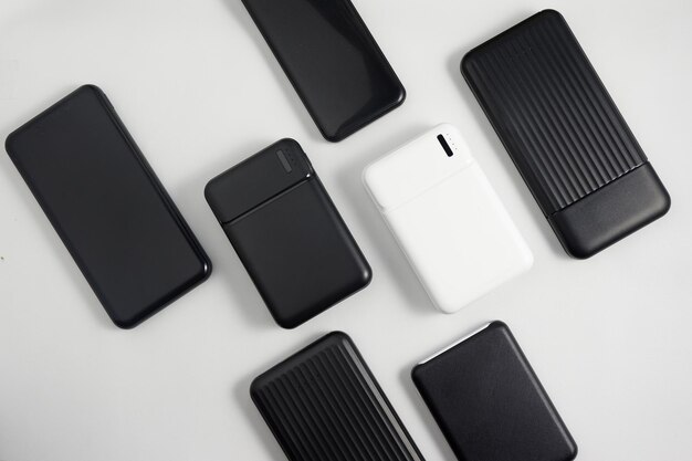 veel powerbank met zwart-witte kleur