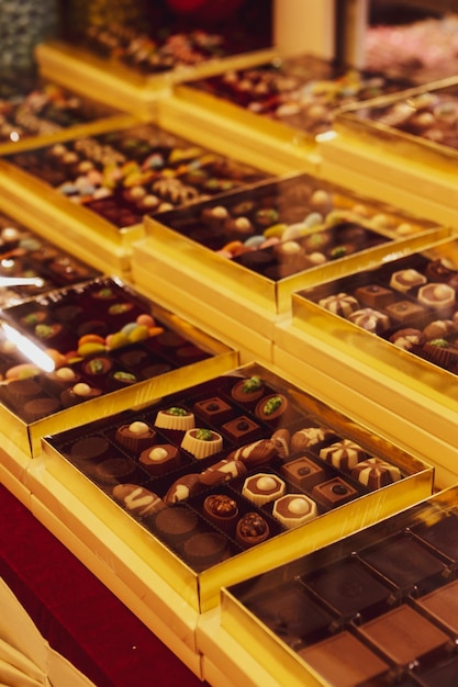 veel variatie chocoladepralines