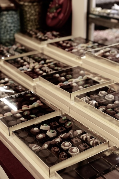 veel variatie chocoladepralines