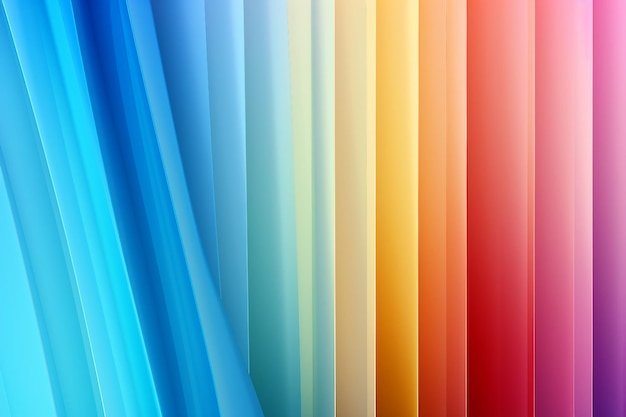 veelkleurige abstracte achtergrond gladde lijnen golven regenboog kleur