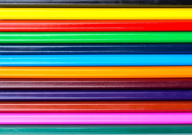 Foto veelkleurige potloden