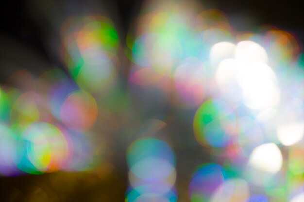 Foto veelkleurige regenboog groot bokeh-effect