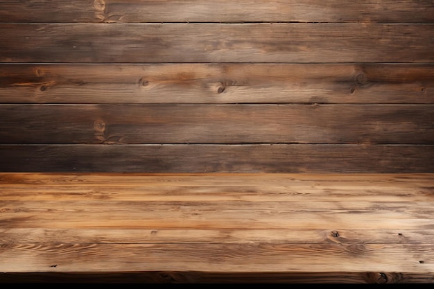 Foto veelzijdige mockup leeg oud hout plank table top png voor product display of marketing op online med