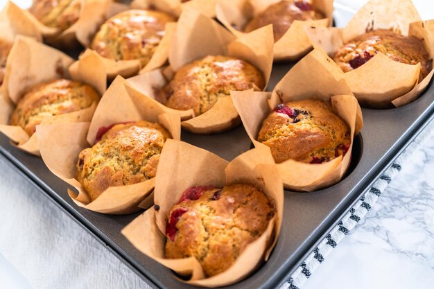 Veenbessenmuffins