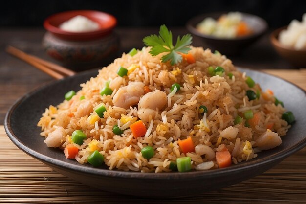 ベジビリアニ (Veg Biryani) ベジプラブ (Veg Pulab) フライドライス (Fried Rice) インド料理