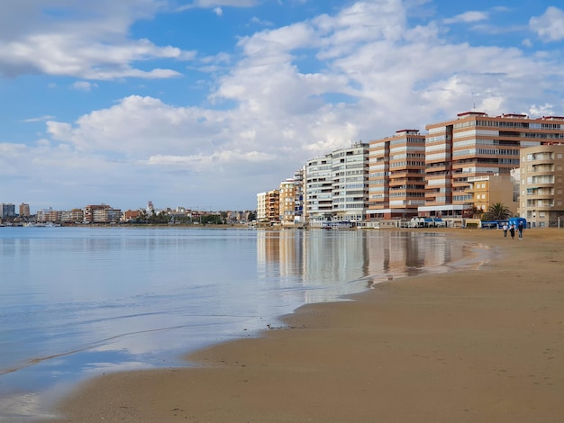 Vega baja del segura torrevieja playa del acequion en dique de poniente of muelle de la sal