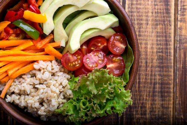 Vegan buddha bowl