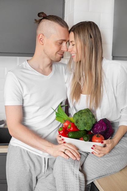 Photo vegan couple