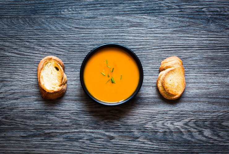 비건 크림 맛있은 Pumkin Soup
