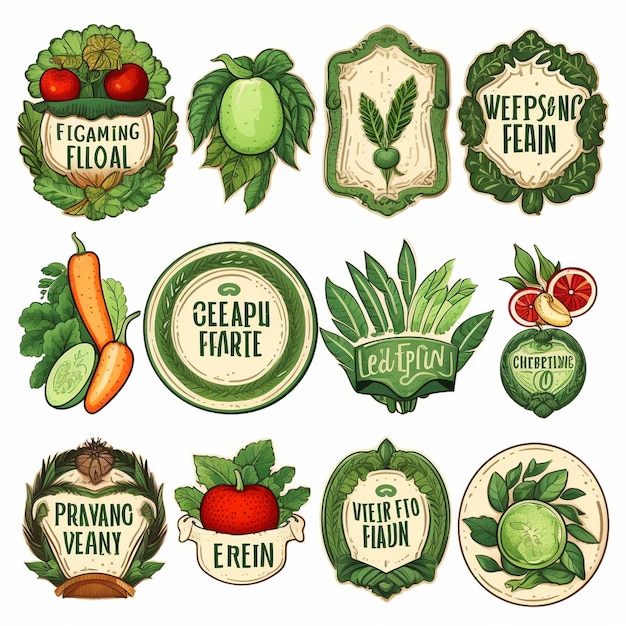 Photo vegan emblem