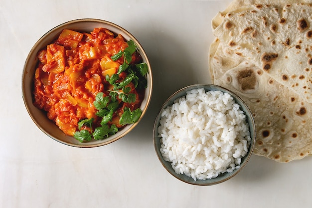 Vegan jackfruit curry