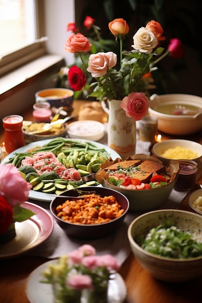 Vegan Mothers Day Feast Culinary Delight and Family Love