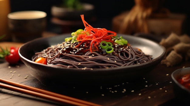 Vegan Soba Noodles Gezonde Japanse delicatesse
