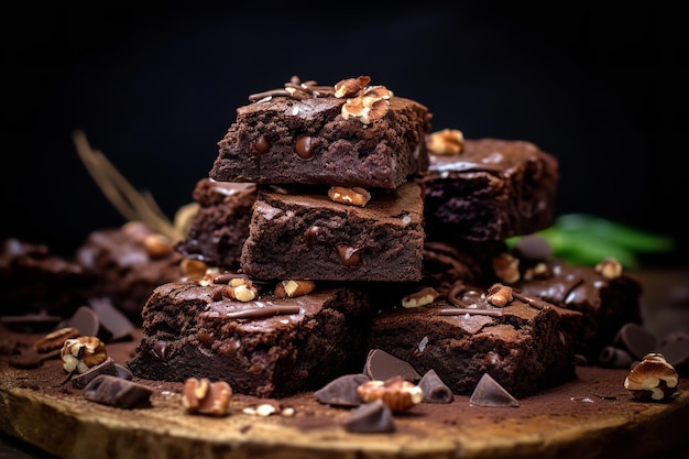 Veganistische glutenvrije brownies Een gezondere optie