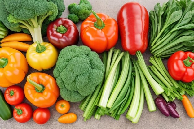 Photo vegetable background