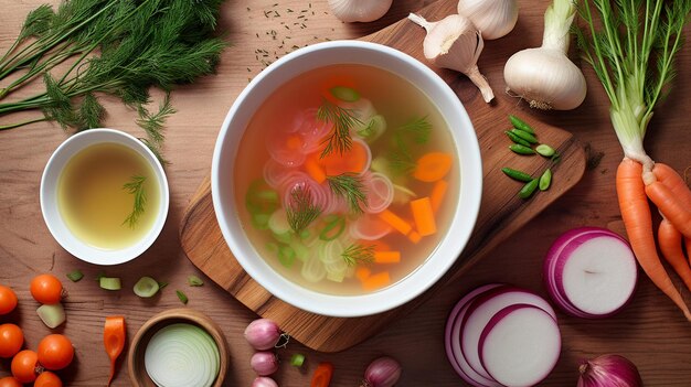 vegetable broth and ingredient