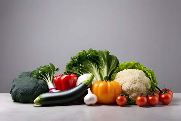 Vegetable in copyspace background concept big blank space