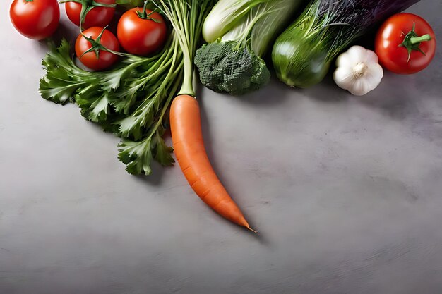 Vegetable in copyspace background concept big blank space