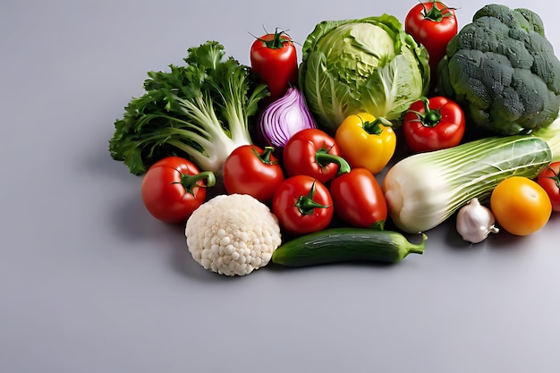 Vegetable in copyspace background concept big blank space