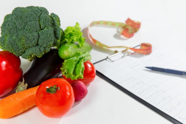 Vegetable ingredients for slimming and diet plan