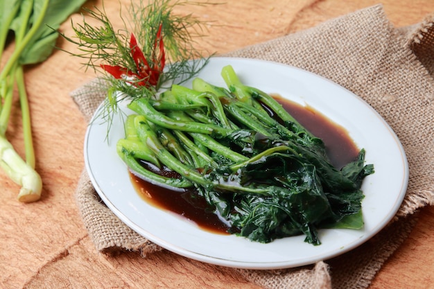 vegetable kailan oyster sauce