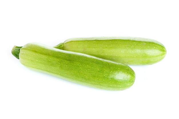 Vegetable marrow isolated on white background. High quality photo
