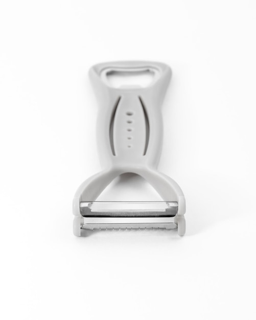 Vegetable peeler with clipping path on white