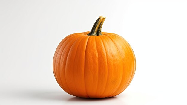 Vegetable pumpkin on a isolated background Generative AI