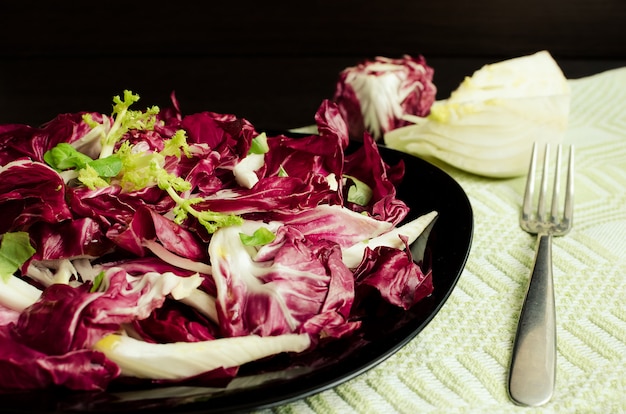 エンダイブとフェンネルの野菜サラダ