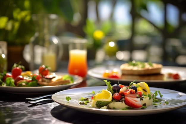 Foto insalata di verdure