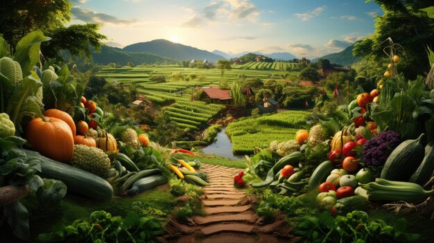 Vegetables background free photo hd background