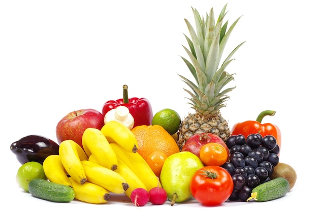 Vegetables and fruits