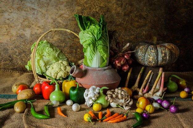 野菜、ハーブ、果物