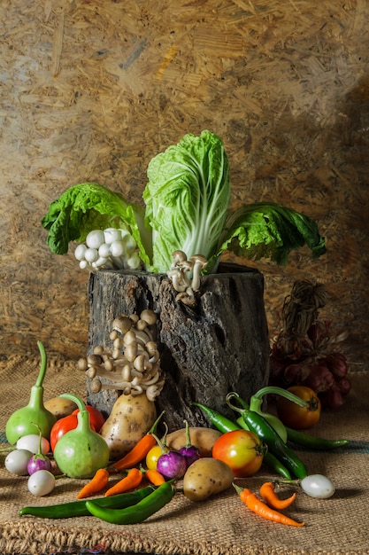 野菜、ハーブ、果物