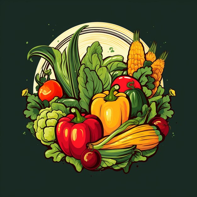 Foto logo delle verdure