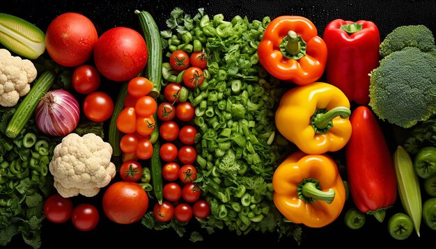 Vegetables macro photography