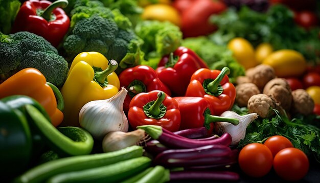 Vegetables macro photography