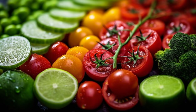 Vegetables macro photography