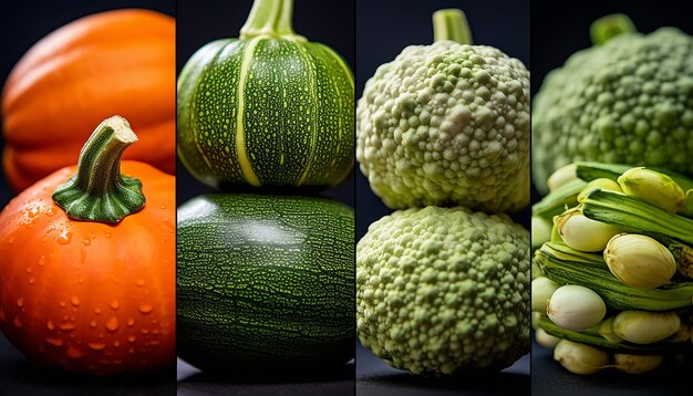 Vegetables macro photography