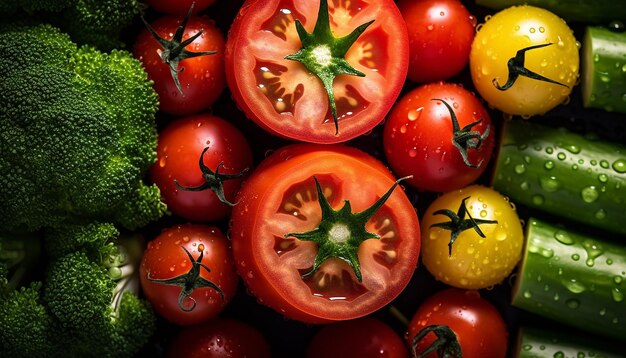 Vegetables macro photography