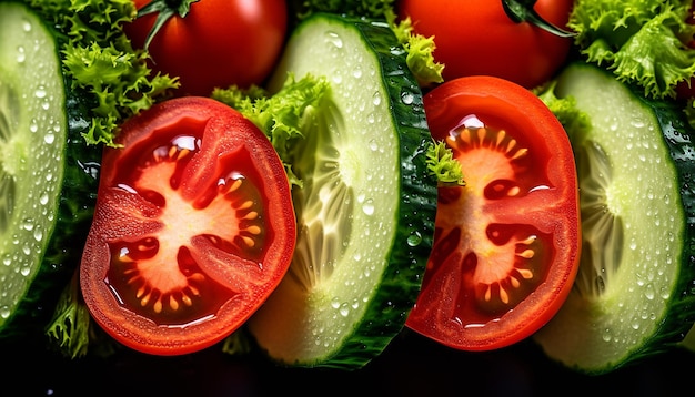 野菜のマクロ写真