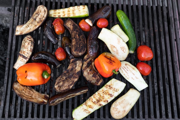 Vegetables roasted grilled