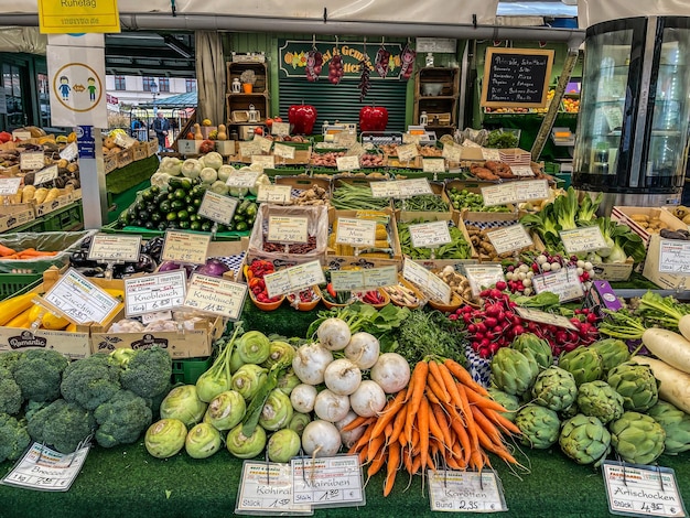 Photo vegetables for sale