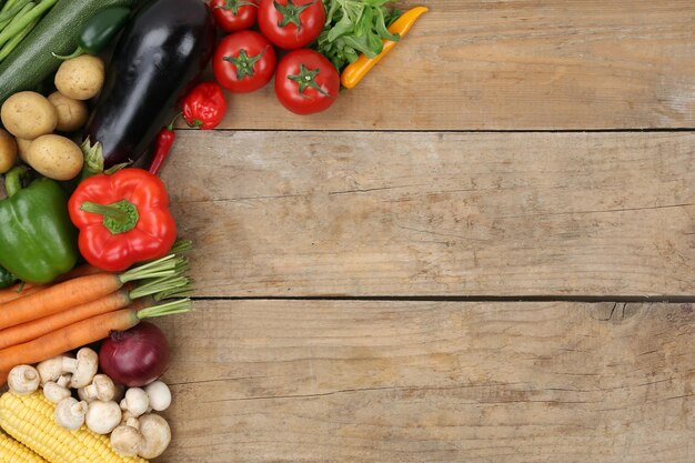 vegetables with copyspace