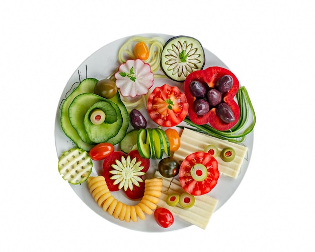 vegetarian breakfast food on plate
