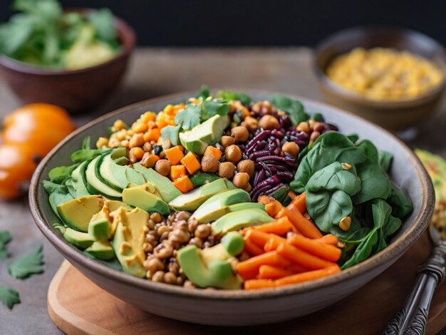 Vegetarian buddha bowl