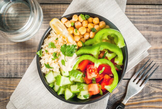 Vegetarian buddha bowl