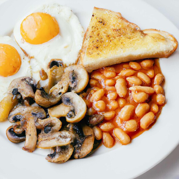 Vegetarian english breakfast