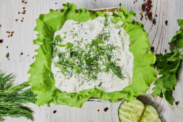 Vegetarian meal with crispy bread cottage cheese and vegetables