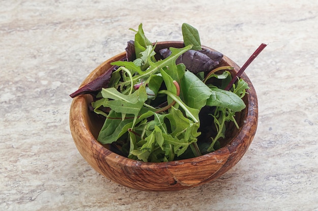 Vegetarische mix groene vitaminesalade